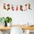 thumbnail image 2 of Christmas Window Stickers Xmas Stocking Wall Sticker Wall Removable Mural, 2 of 4