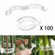 thumbnail image 1 of Clips para plantas, clips para colgar, clips para vides, jardín para tomates y verduras, clips para vides, soporte para plantas, 100 unidades, 1 of 5