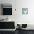 thumbnail image 2 of Stupell Industries Simple Bathroom Sink Canvas Wall Art design by Matthew Piotrowicz, 17 x 17, 2 of 7