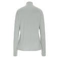 thumbnail image 4 of HongQid Quarter Zip Pullover Women Shirt Long Sleeve Athletic Running Tops Thumb Hole Sun Protection Quick-drying Hiking Workout Tops, 4 of 6
