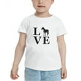 thumbnail image 2 of Horses Love Funny Toddler T-Shirts for Boys Girls (White, 5/6T), 2 of 5