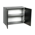 thumbnail image 2 of 36" x 24" Wall Cabinet-Double Door-with Black Matte door, 2 of 4
