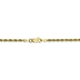 thumbnail image 4 of 10K Yellow Gold chain Rope Diamond-cut 8 in 2.75 mm, 4 of 5