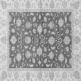 thumbnail image 1 of Ahgly Company Indoor Square Oriental Gray Traditional Area Rugs, 6' Square, 1 of 4