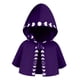 thumbnail image 5 of Capa Medieval con Capucha para Halloween, Capa para Cosplay, Capa de , Chal de Utilería para Fotos, Capa Corta, Capa de para Juegos de Púrpura Salvador Capucha de Halloween, 5 of 9