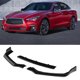 thumbnail image 4 of Divisor De Parachoques Delantero, Alerón De Parachoques De Fácil Instalación Para Reemplazo Para Q50 Sport 2018-2021 ANGGREK Bumper Canard, 4 of 8