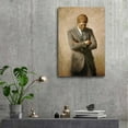 thumbnail image 6 of US President Portrait John F Kennedy JFK Canvas Poster Wall Art Picture Prints Hanging Photo Gift Decor Home Posters Artworks 24x36inch(60x90cm), 6 of 6