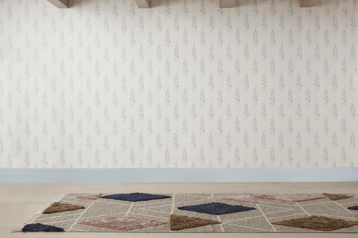 Diamond Aztec Tufted Flat Weave Area Rug 7"x10" by Drew Barrymore Flower Home