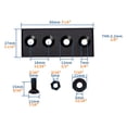 thumbnail image 3 of Kits de para puertas corredizas de granero, conector de riel Suministros de adaptador de de para puertas corredizas de, 3 of 6
