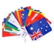 thumbnail image 1 of Banderas De Países Banderas Internacionales Banderines Banderas Del Mundo Decoración Para Colegios Eventos Deportivos Inauguraciones Fiestas, 1 of 3