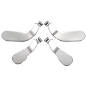 eXtremeRate 4 pcs Metal Stainless Steel Paddles Hair Trigger Locks Replacement Parts Video Games Accessories Kits for Xbox One Elite, Elite Series 2, Elite 2 Core Controller