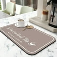 thumbnail image 2 of Coffee Bar Mat for Countertops 18inx24in,Absorbent Hide Stain Anti-Slip Cafe Bar Accessories Fit Under Coffee Machine Mat,dish drying mats for kitchen, 2 of 8