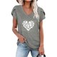 thumbnail image 2 of Blusa informal con estampado de manga corta y cuello en V de verano para mujer con estilo OAVQHLG3B Store  lin121212, 2 of 4