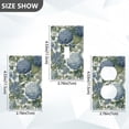 thumbnail image 7 of Yayeee Duplex Wall Plate 1-Gang 4.5"x2.7" Home Receptacle Light Switch Decorative Outlet Cover, Watercolor Hydrangeas Pattern, 7 of 7