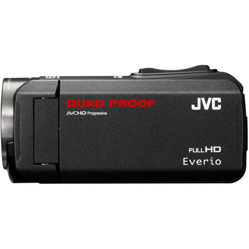JVC GZ-R320BUS Quad-Proof HD Camcorder (Black) Pro Bundle