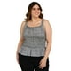 thumbnail image 3 of Blusa cintura smock Zenobia Tallas Extras 11537 Negro 42, 3 of 6