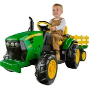 Peg Perego John Deere Ground Force Tractor with Trailer