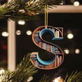 thumbnail image 3 of PLPPYFS 26 Letter Ornaments Christmas Tree Decorations Personalized Christmas Letter Christmas Tree Hanging Pendant Xmas Alphabet Letters, 2025 Christmas Letters Ornaments A-Z Ornament Letters Decor, 3 of 7