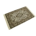 thumbnail image 4 of Cream Floral Kirman 3X4 Oriental Rug, 4 of 11