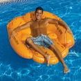 thumbnail image 2 of Swimline Giant Inflatable 62 Inch Baseball Glove Swimming Pool Float + 12V Pump, 2 of 6