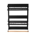 thumbnail image 4 of Yeacher Refrigerator Magnetic Spice Rack Steel Frame Organizer Spice Storage Shelf Magnetic Fridge Rack Kitchen Magnet Organizer Seasoning Bottle Holder with Towel Bar and Hooks, 4 of 8