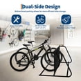 thumbnail image 4 of QinaQin Floor-Standing Bicycle Racks, Ground-Level Bicycle Parking Racks, All-Steel Garage Bicycle Racks, Suitable for Street, Backyard, and Bicycle Activity Storage, 4 of 7