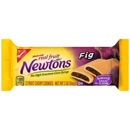 - Newtons Fig Fat Free Fruit Chewy Cookies - Snack Packs, 2.0 oz