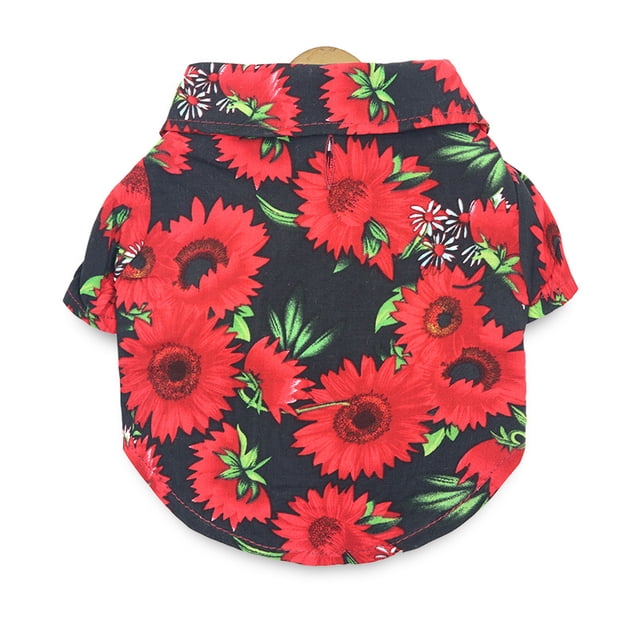 Xiao Hua Camiseta para perro y gato, camisetas transpirables para mascotas, sudadera para cachorro, ropa para perro, abrigos para perros pequeños, medianos y gatos, L, A33