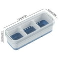 thumbnail image 4 of shyuyusa Small Ice Cubes Three Cell Box - Stackable Large Silicone Ice Cube Freezer Molds & Easy Release Square Ice Cube Maker with Removable Lid BPA Free for Cocktail, Whiskey, 4 of 4