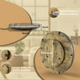 thumbnail image 2 of Lazy Susan Turntable Organizer for Table Top, 16’’ Round Wooden Lazy Susan for Cabinet Kitchen Countertop Pantry Dining Coffee Table for Condiments Spices, Rustic Bathroom Vanity Tray for Soap Candle, 2 of 12