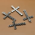 thumbnail image 4 of PENIKOKO 10pcs Cross Pendant Charms Alloy Antique for Necklace Making Craft Keychain Accessories, 4 of 6
