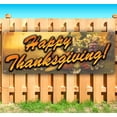 thumbnail image 1 of Happy Thanksgiving 13 oz Vinyl Banner With Metal Grommets, 1 of 4