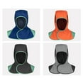 thumbnail image 4 of Protective Welding Hood Breathable Welding Neck Cover Flame-Retardant Welder Cap Blue, 4 of 9