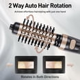 thumbnail image 3 of Beautimeter® 3 en 1 Hot Air Styler: cepillo secador giratorio con cepillos de 2 y 1,5 pulgadas, 3 of 5