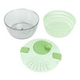 thumbnail image 1 of Rotatable Veggie Washer,Salad Spinner Plastic Time Lettuce Spinner Salad Spinner Exquisite Design, 1 of 8