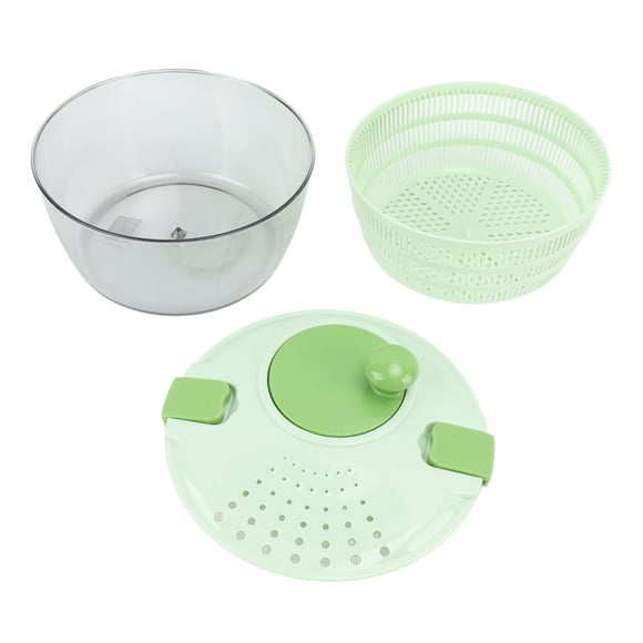 Essoreuse à Salade Plastique Gain De Temps Mélange Rapide Laveuse à Légumes Rotative Lavable Pour la Cuisine - Déshydrateur De Légumes(Vert)