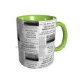 thumbnail image 3 of La última gran dinastía americana Periódico Tazas de cerámica Tazas de café Tazas de té con leche Letras de Reputation 1989 Swift Taylor Ts7 Speak, 3 of 5