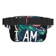 thumbnail image 3 of Disketp Hungry Tyrannosaurus Riñonera de Doble Capa, Bolsa de Cintura Ajustable para Viajes, Correr y Senderismo, Riñonera Ligera para Hombre y Mujer, 3 of 9