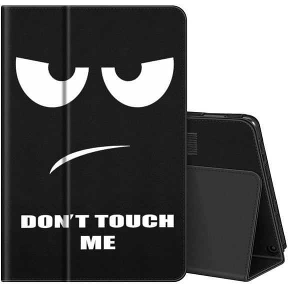 Fintie Folio Case for Amazon Fire HD 10 / Fire HD 10 Plus Tablet Slim Fit Standing Cover with Auto Sleep / Wake (Only Compatible with 11th Generation 2021 Release), Dont Touch
