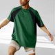 thumbnail image 1 of pstuiky camisetas camisas para hombre, Camiseta deportiva informal de verano para hombre, de color liso, con botones, cuello redondo y manga corta camisas casuales para hombre xl, 1 of 8