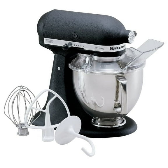KitchenAid Artisan Series 5 Quart Tilt-Head Stand Mixer, Imperial Black (KSM150PSBK)