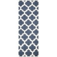 thumbnail image 5 of SAFAVIEH Dhurries Aditya Geometric Area Rug, Blue/Ivory, 6' x 9', 5 of 10
