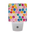 thumbnail image 6 of Yayeee LED Plug in Night Light for The Home with Auto Dusk to Dawn Light Sensors, 2 Pack, Watercolor Circles, 6 of 6