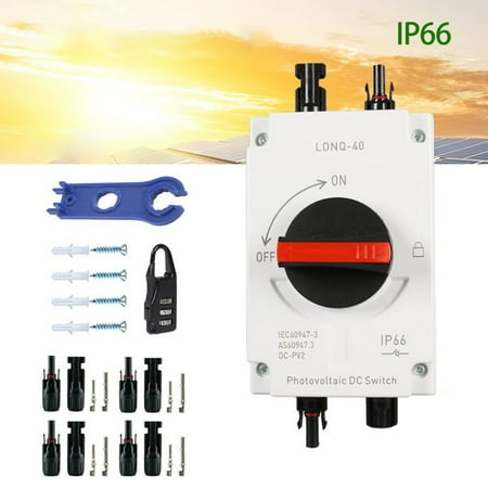 

Waterproof IP66 solar DC 1500V 40A photovoltaic isolator disconnector