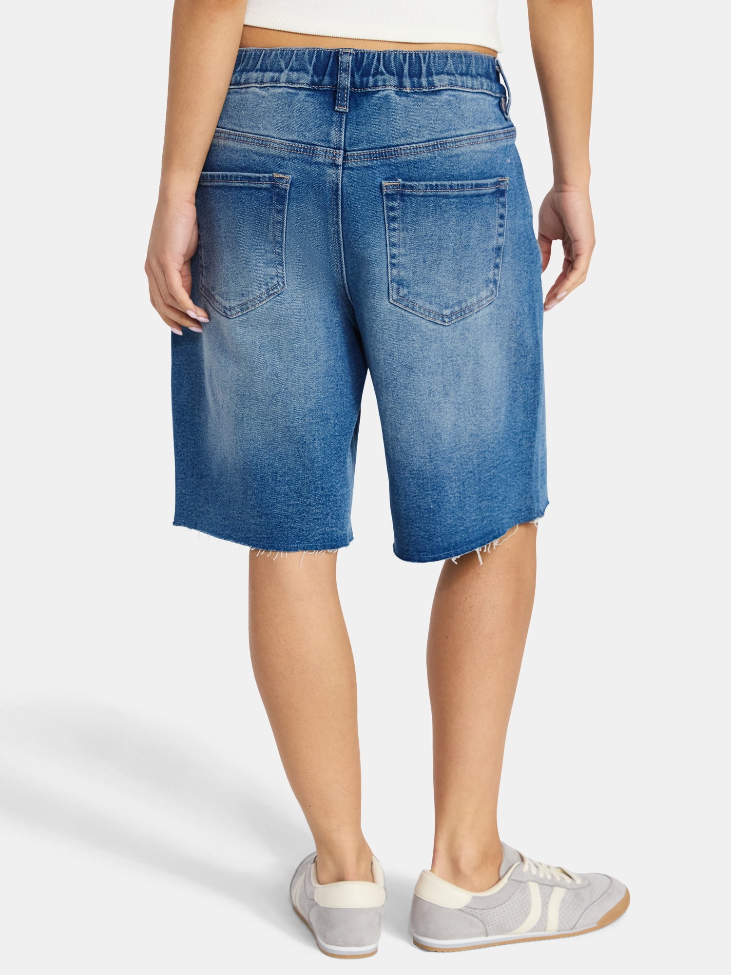 Madden NYC Women's Mid Rise Jorts, Sizes XXS-XXL