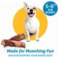 thumbnail image 3 of Rib Bones for Dogs (5-6" - 8 Count) All Natural Beef Chews from Grass Fed Cattle by 123 Treats, 3 of 8