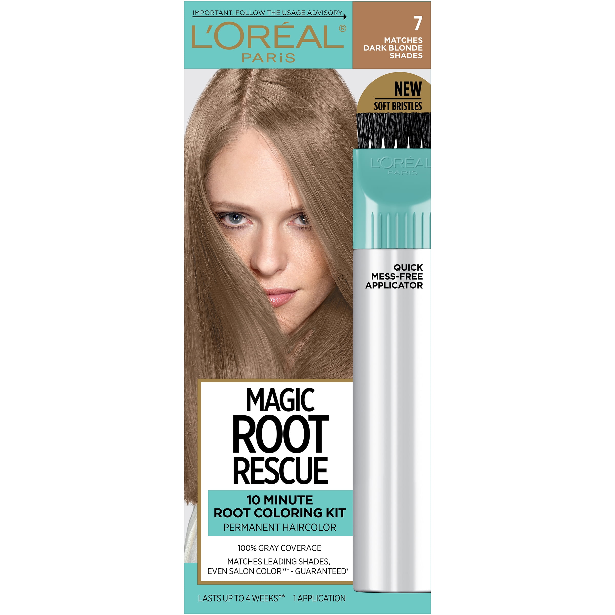 L'Oreal Paris Magic Root Rescue Permanent Hair Color, 7 Dark Blonde -  