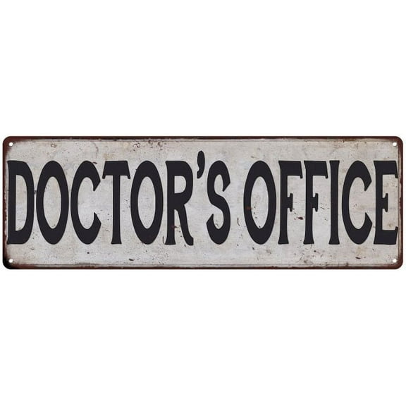 DOCTOR'S OFFICE Vintage Look Rustic 6x18 Metal Sign Chic Retro 206180035152