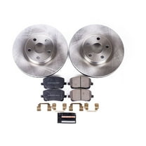 Front Brake Pad and Rotor Kit - Compatible with 2003 - 2008 Toyota Corolla 2004 2005 2006 2007