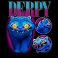 thumbnail image 2 of Girls KPop Demon Hunters Supernatural Happy Derpy Cropped T-Shirt, 2 of 5